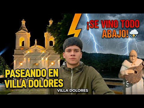 Recorriendo Villa Dolores: bajo la lluvia🌧️⚡️
