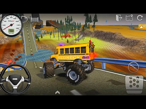 Offroad Outlaws - Racing Yellow Police Jeep Car Extreme Downhill Racing Android Simulator