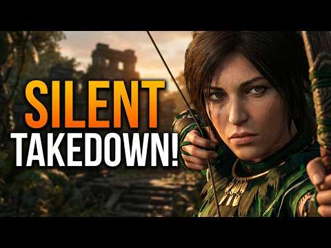 Lara Croft Silent Bow Takedown Against Kukulkan's Guards thumbnail