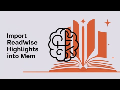 How to Import Highlights from Readwise To Mem The Easy Way