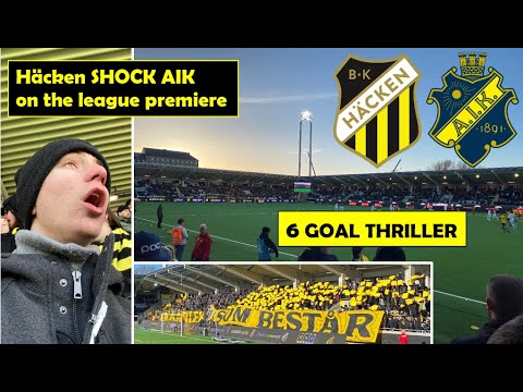 Stadium vlog: BK HÄCKEN - AIK | Allsvenskan premiere | 02.04.2022