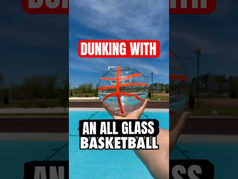 Can a Glass Basketball Survive a Dunk? 💥🏀