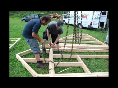 So entsteht ein Scandinavian Blockhaus