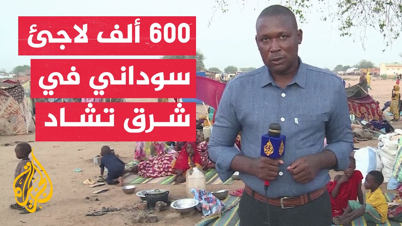 ٦٠٠ الف لاجى سوداني
