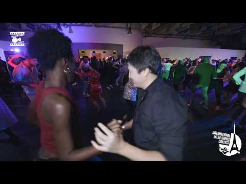 Jung Soo & Fatou - social dancing @ International Salsa Shines Contest Paris