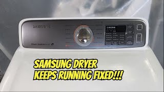 Samsung Dryer Won't Stop Running? Try This DIY Fix (No Parts Needed!)