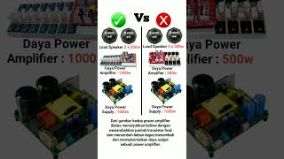 Download lagu Perbedaan power amplifier banyak transistor final dengan sedikit.  #amplifier mp3