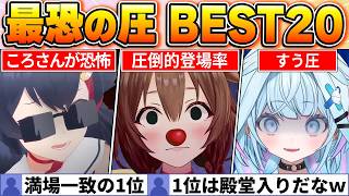 【投票で選ぶ最恐の圧BEST20】1位はトリプルスコアを付けてあの伝説のシーンが選ばれるｗ【ホロライブ・切り抜き】