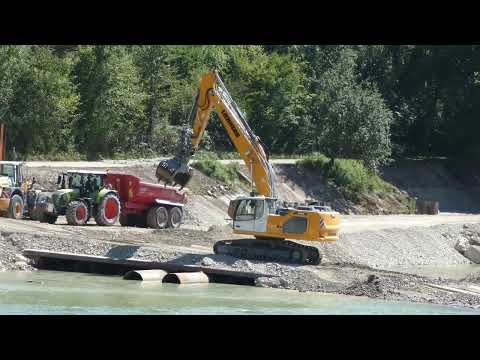 Max Wild - Liebherr 934 / Claas 660 Arion - Projekt "Agile Iller" - 10.08.2022
