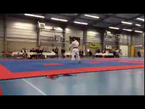 SKIF Belgium National Championship 2014 - Kata Unsū - Thomas Visnovsky - First place