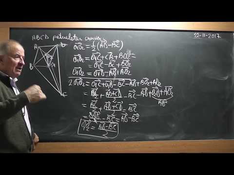 4/4 Lectia 1638 - Clasa 9 - Operatii cu vectori Vector liber Vector de pozitie Probleme de geometrie