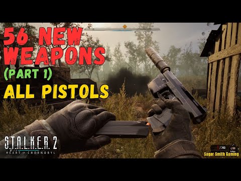 STALKER 2's Biggest Weapon Mod (56 Weapons) Part 1: All Pistols Gameplay Test | GMWP Mod