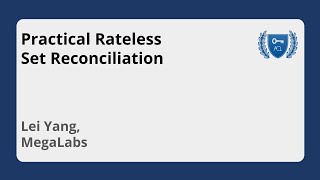 Video: Practical Rateless Set Reconciliation