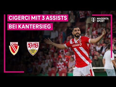FC Energie Cottbus - VfB Stuttgart II, Highlights mit Live-Kommentar | 3. Liga | MAGENTA SPORT