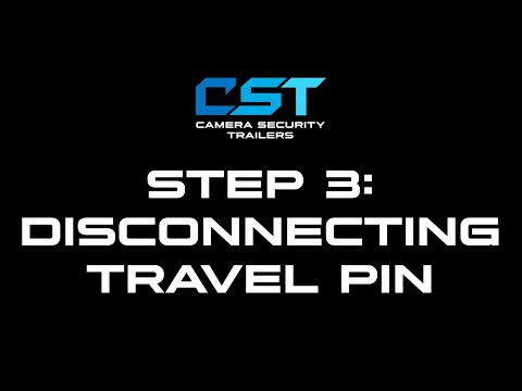 Step 3 - Disconnecting Travel Pin