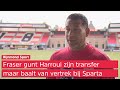 Fraser vindt vertrek Harroui vervelend: 'Speler die Sparta in de eredivisie kan houden'