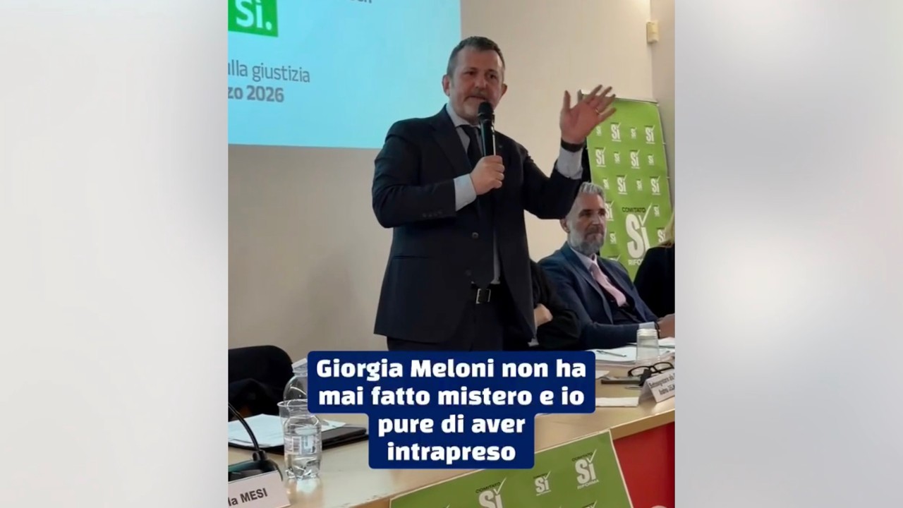 DELMASTRO: “GIORGIA MELONI PERICOLOSA? PAROLE DA LOBBISTA, NON DA MAGISTRATO”