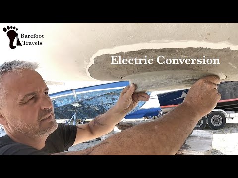 Catamaran ELECTRIC CONVERSION - Torqeedo Engines Part 1 - Boat Work(S4 E44)