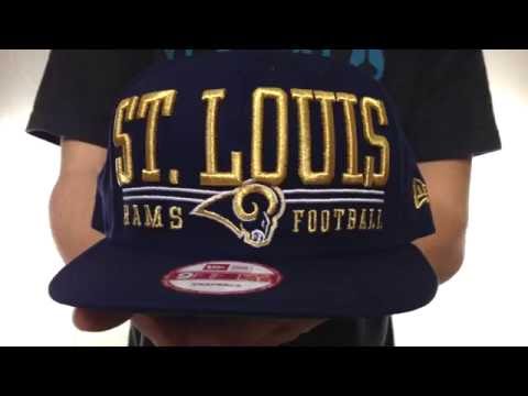 Rams 'NFL LATERAL SNAPBACK' Navy Hat by New Era