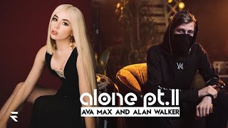 alan walker & ava max - alone pt 2  lyric vide