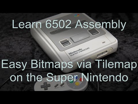 Bitmap Drawing on the SNES / Super Famicom - ASM Lesson S8