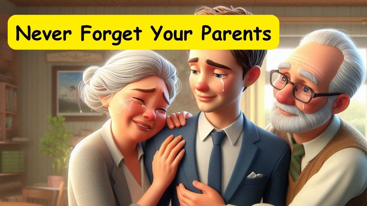 Never Forget Your Parents: A Heartwarming Life Lesson | English Story for Kids | Positive Change