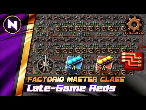 Late Game ADVANCED (RED) CIRCUITS with Modules and Beacons | Factorio Tutorial/Guide/How-to