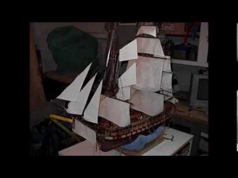 Building Wooden Model Ship Montanes by Bill