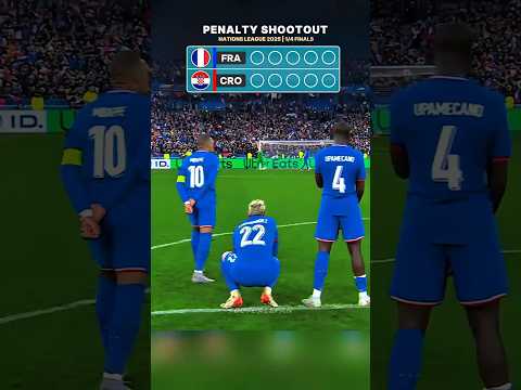 France vs Croatia 🔥 Penalty Shootout | Nations League 2025 | 1/4 Finals