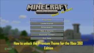 Minecraft: Xbox 360 Edition - How to unlock the Premium Theme in Minecraft
