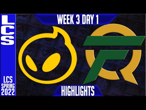 DIG vs FLY Highlights | LCS Spring 2022 W3D1 | Dignitas vs FlyQuest
