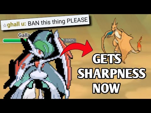 THEY JUST GAVE MEGA GALLADE SHARPNESS IN LEGENDS ZA AND IT'S BUSTED