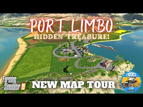 "Port Limbo" New Mod Map Tour in Farming Simulator 19