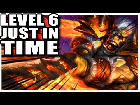 Grubby | WC3 | Level 6 JUST In Time!