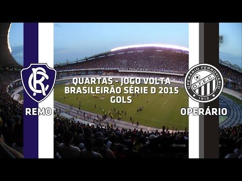 Gols - Remo 3 x 1 Operário-PR - Brasileirão Série D - 18/10/2015