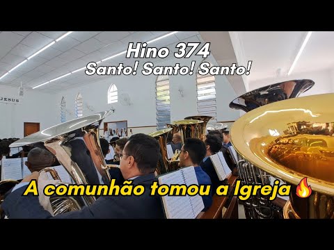 Hino 374 Santo! Santo! Santo! - Ensaio regional CCB Rio Acima