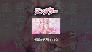 ワンダラー #中性 #歌ってみた #歌い手 #cover #ボカロ