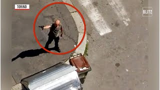 Torino, in strada con una pistola in pugno: “Ti ammazzo come i cani&quot;
