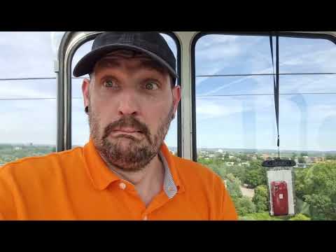 Fahrt mit der Seilbahn über den Rhein