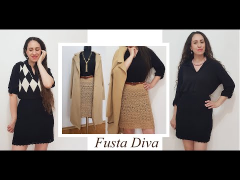 Fusta DIVA, un proiect Vise Împletite #cutiaviseimpletite #fustacrosetata #crosetam #handmade