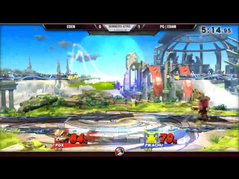 VS Weekly 8/4/16 - Winners Qtrs - Eden (Fox) vs. Esam (Cloud) - Smash 4