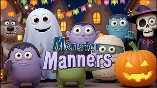🧌🎃 Monster Manners | A Silly Halloween Song That Teaches Kindness! 🎃🧌