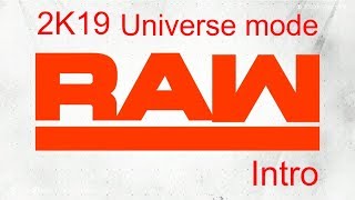 Download lagu WWE 2K19 Universe mode RAW intro mp3
