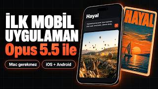 İlk Mobil Uygulamanı Opus 5.5 ile Yap: Kod Yok, Mac Yok (Expo + App Store + Goog