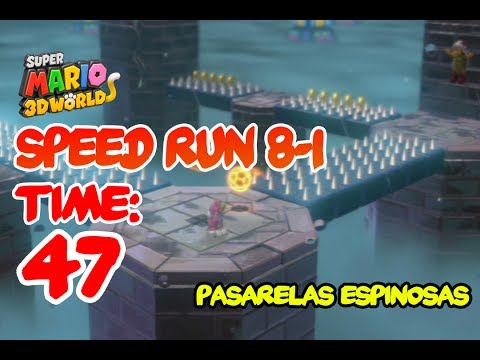 Super Mario 3D World 8-1 Speedrun | Time: 47