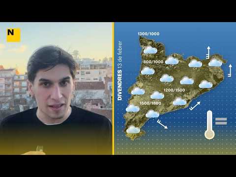 EL TEMPS  | Canvi radical de temps a Catalunya per la borrasca Oriana amb pluges, neu i vent