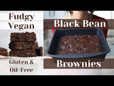Best Vegan Fudgy Black Bean Brownies Recipe | Easy, Homemade, Gluten Free & WFPB
