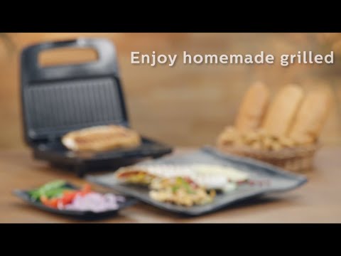 Philips Panini maker HD2289/00 - Tasty paninis and sandwiches at the touch of a button