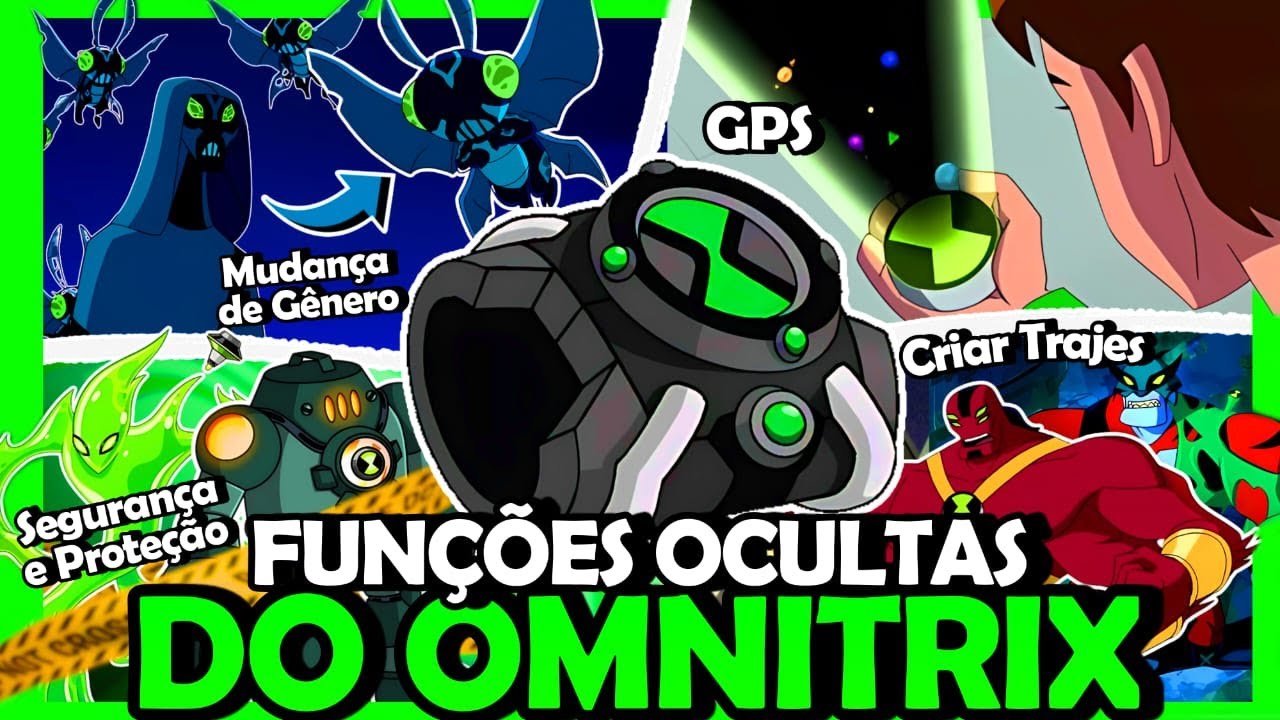 15 FUNÇÕES SECRETAS DO OMNITRIX QUE VOCÊ NUNCA VIU EM BEN 10!!!!