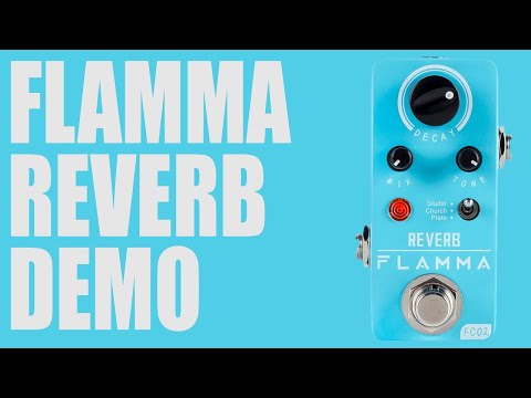 FLAMMA FC02 Digital Reverb Pedal with Studio Church Plate Reverb Effects Pedal True Bypass,price include the import duty for US buyer image 8